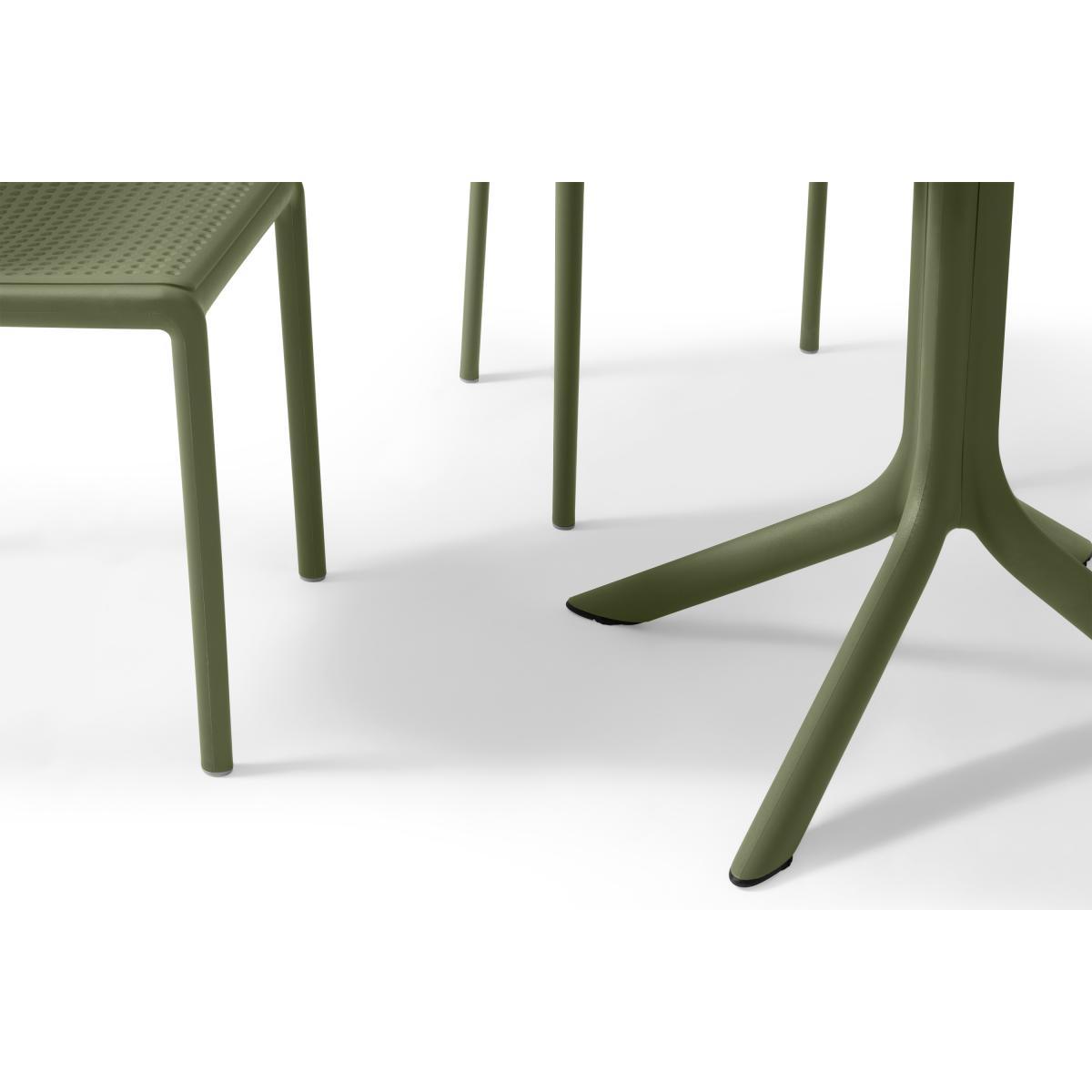 Nardi 4 Seat Dining Set, Olive Fibreglass & Resin – image 7