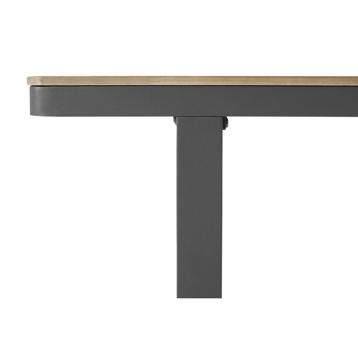 Topa Garden 4 seat Dining Set, Acacia Wood and Grey – image 8