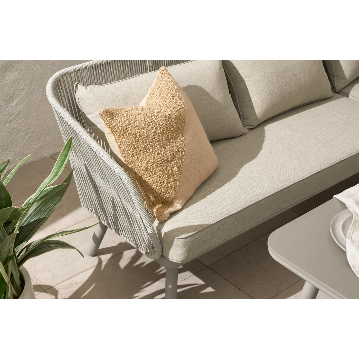 Alif Garden Corner Dining Set, Natural White & Eucalyptus – image 7