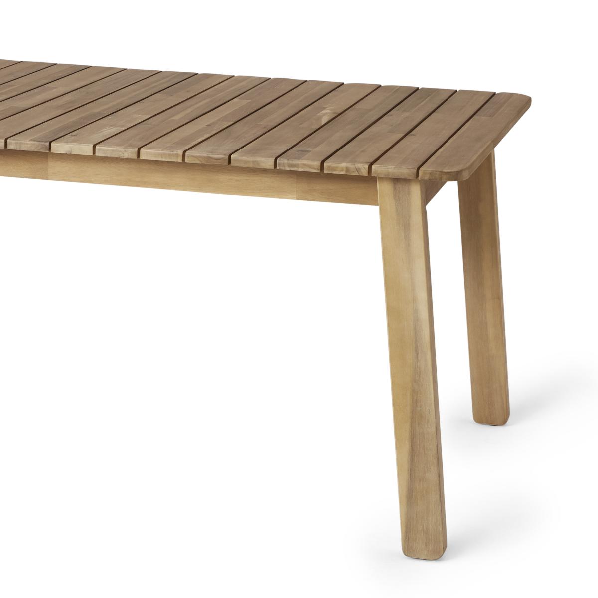 Jala Garden Dining Set, Acacia Wood and Black – image 14