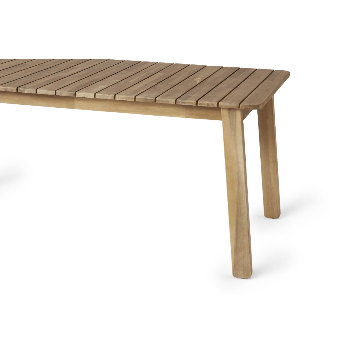 Jala Garden Dining Set, Acacia Wood and Black – image 6
