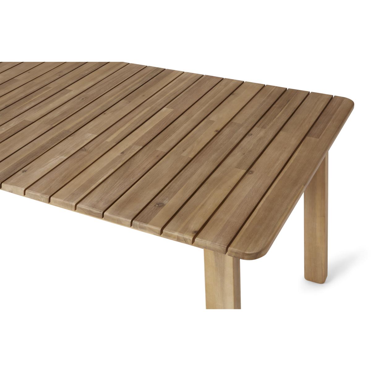 Jala Garden Dining Set, Acacia Wood and Black – image 7
