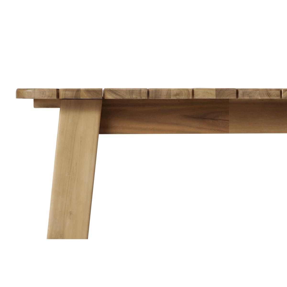 Jala Garden Dining Set, Acacia Wood and Black – image 8