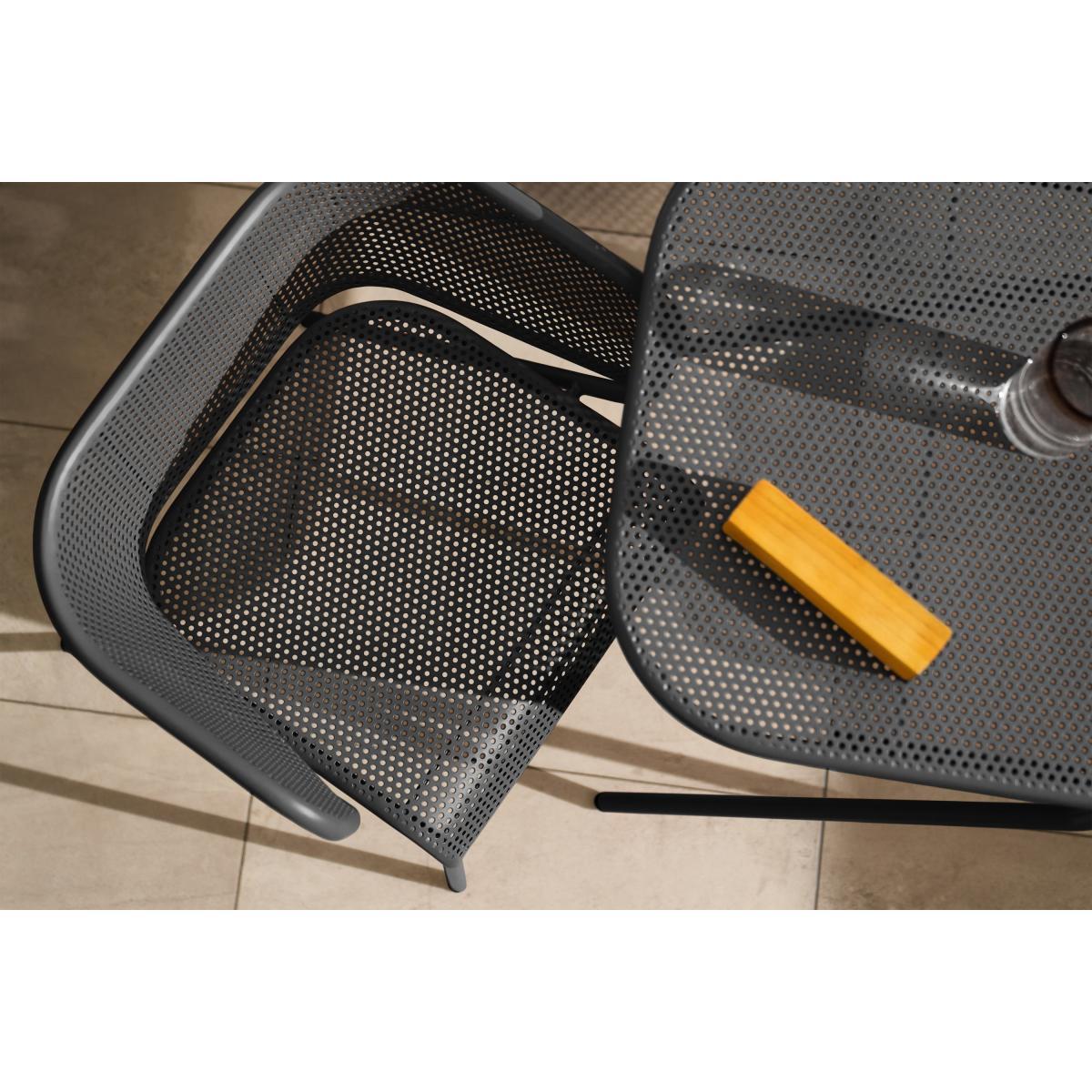 Soriano Compact Garden Bistro Set, Grey – image 5