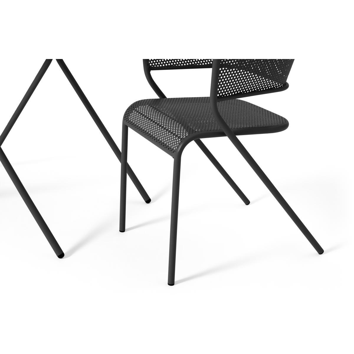Soriano Compact Garden Bistro Set, Grey – image 7