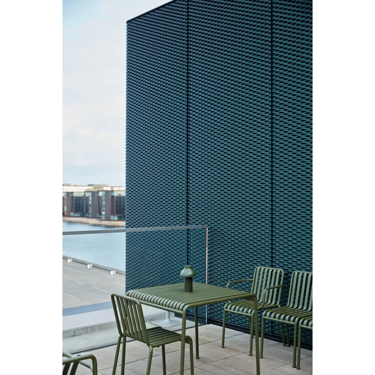 HAY Palissade dining set 2 chairs 825x90 cm - Olive – image 2