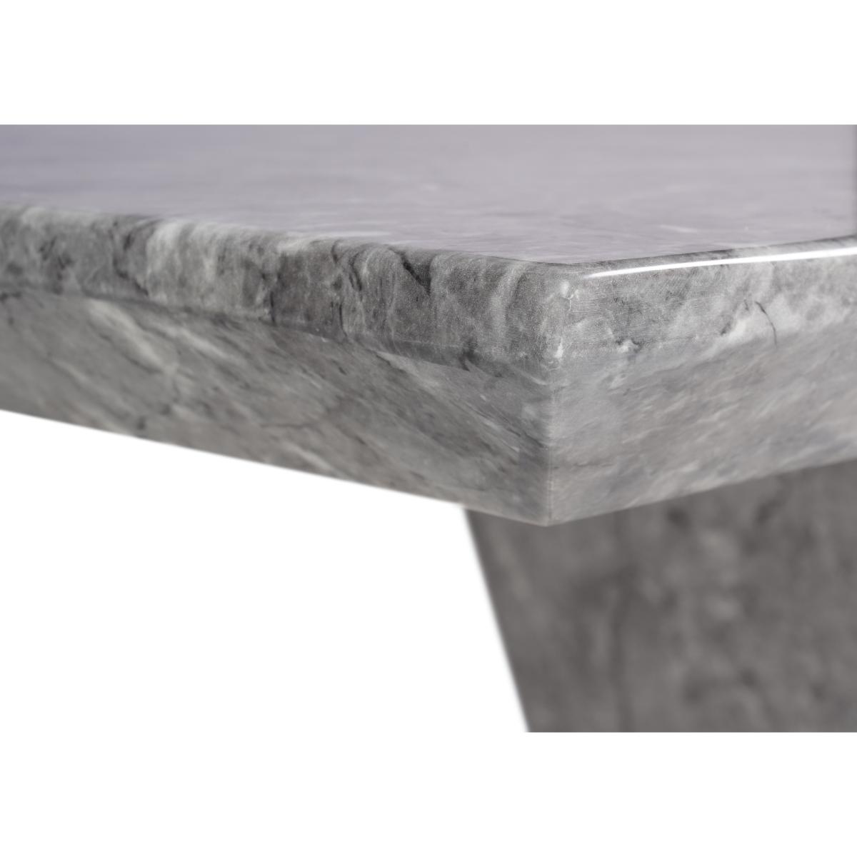 Aaron 160cm Grey Marble Dining Table With Malaga Dining Chairs – image 8