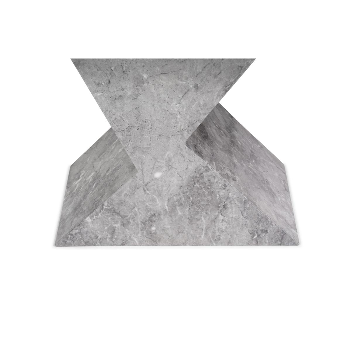Aaron 160cm Grey Marble Dining Table With Malaga Dining Chairs – image 9