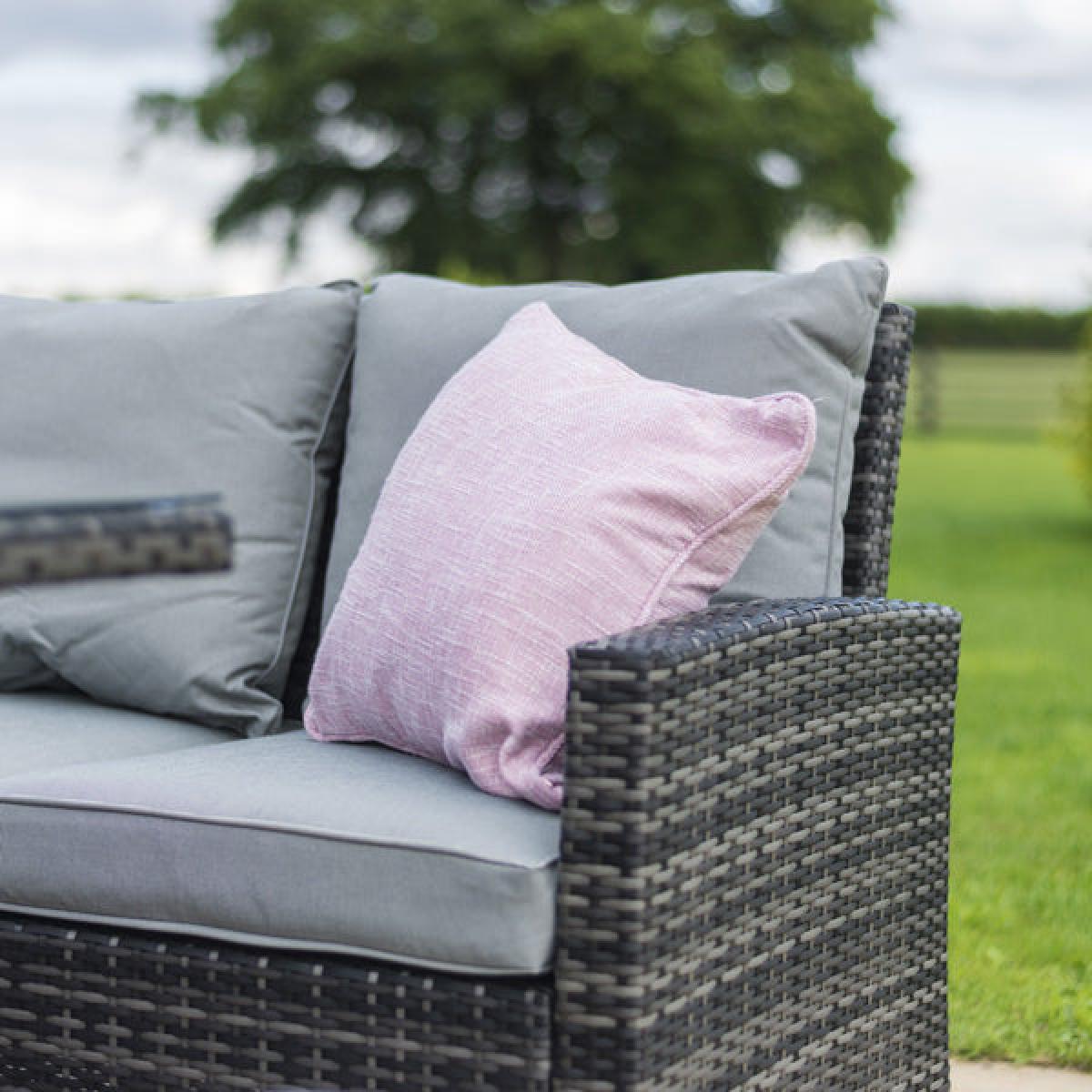 Maze Rattan Kingston Corner Outdoor Dining Set with Rising Table in Grey – image 6
