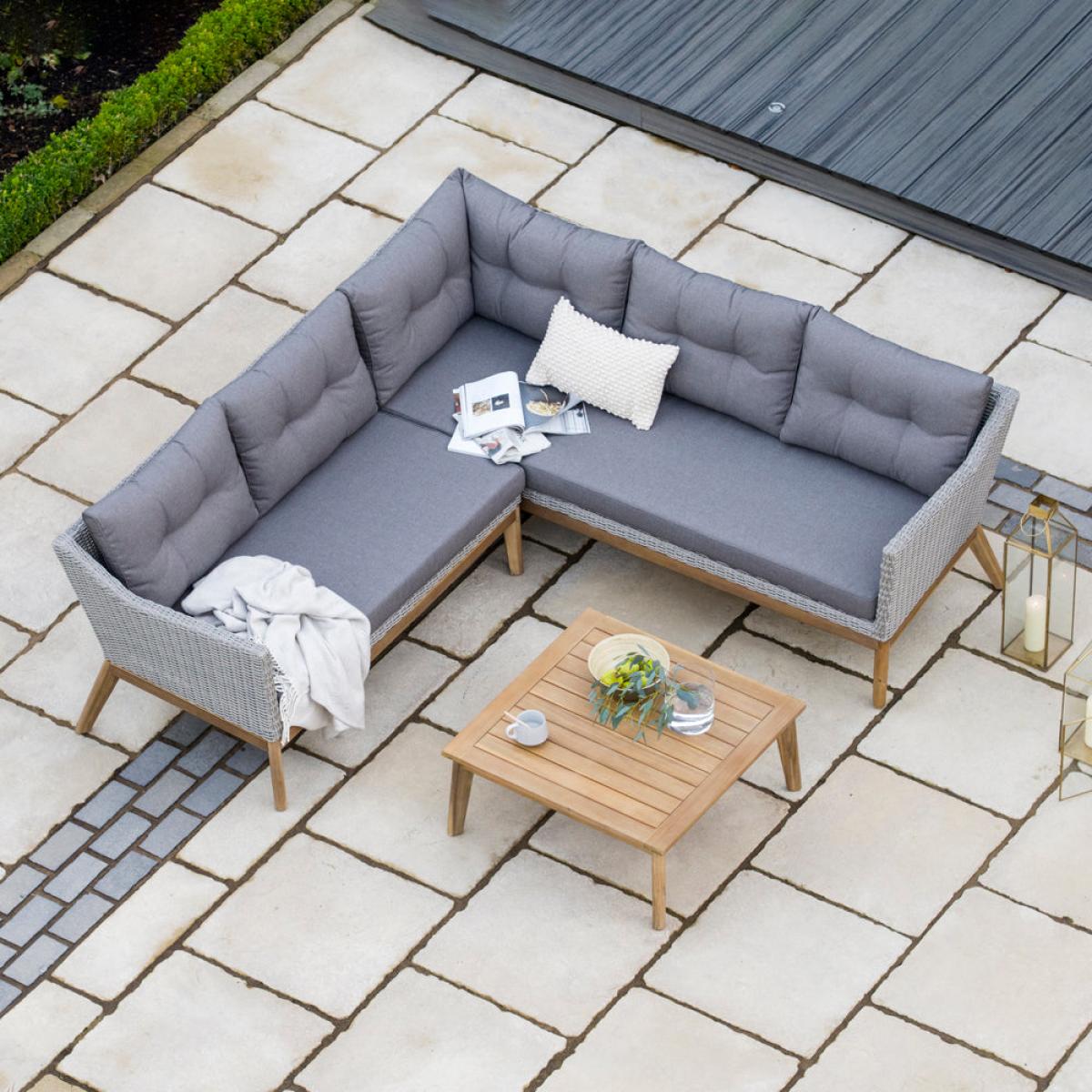 Olivia's Kourtney Corner Set in Light Kubu Grey – image 2