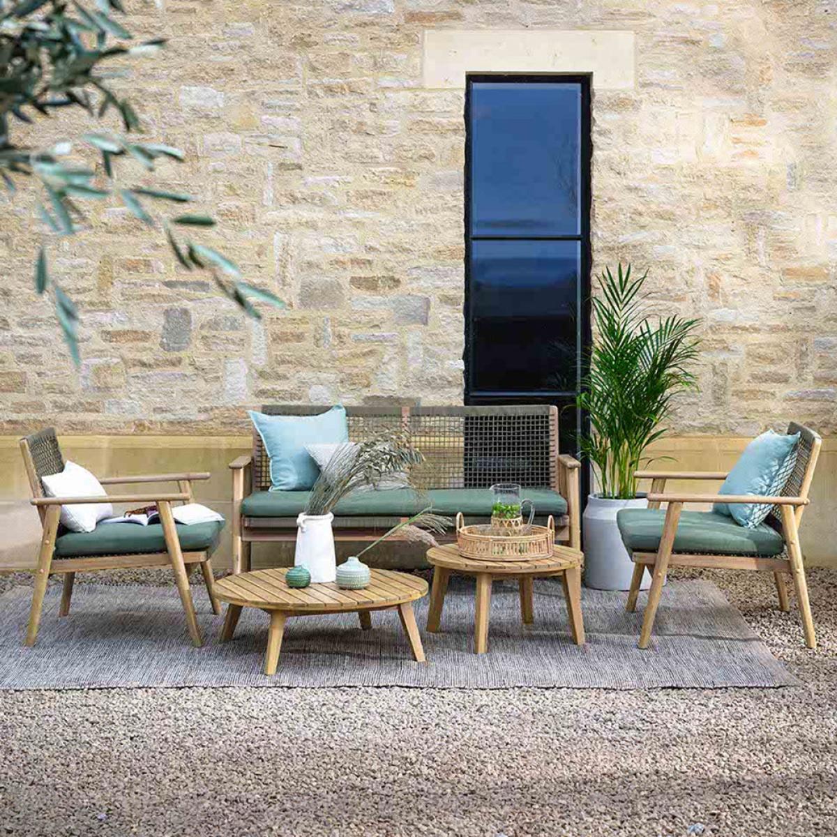 Garden Trading Dawlish Sofa Set Olive Green – image 2