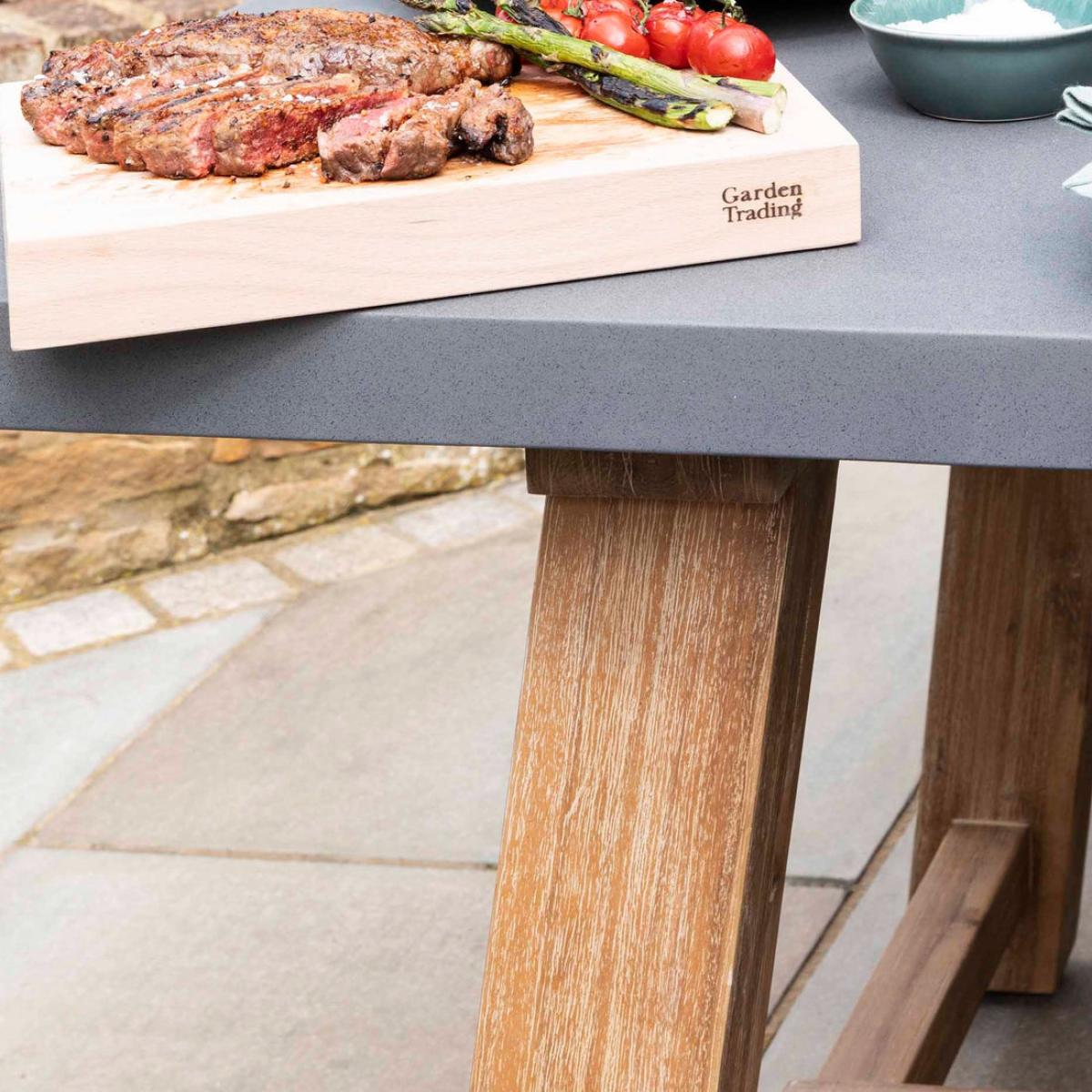 Garden Trading Grey Chilford Table & Bench Set - Large – image 2