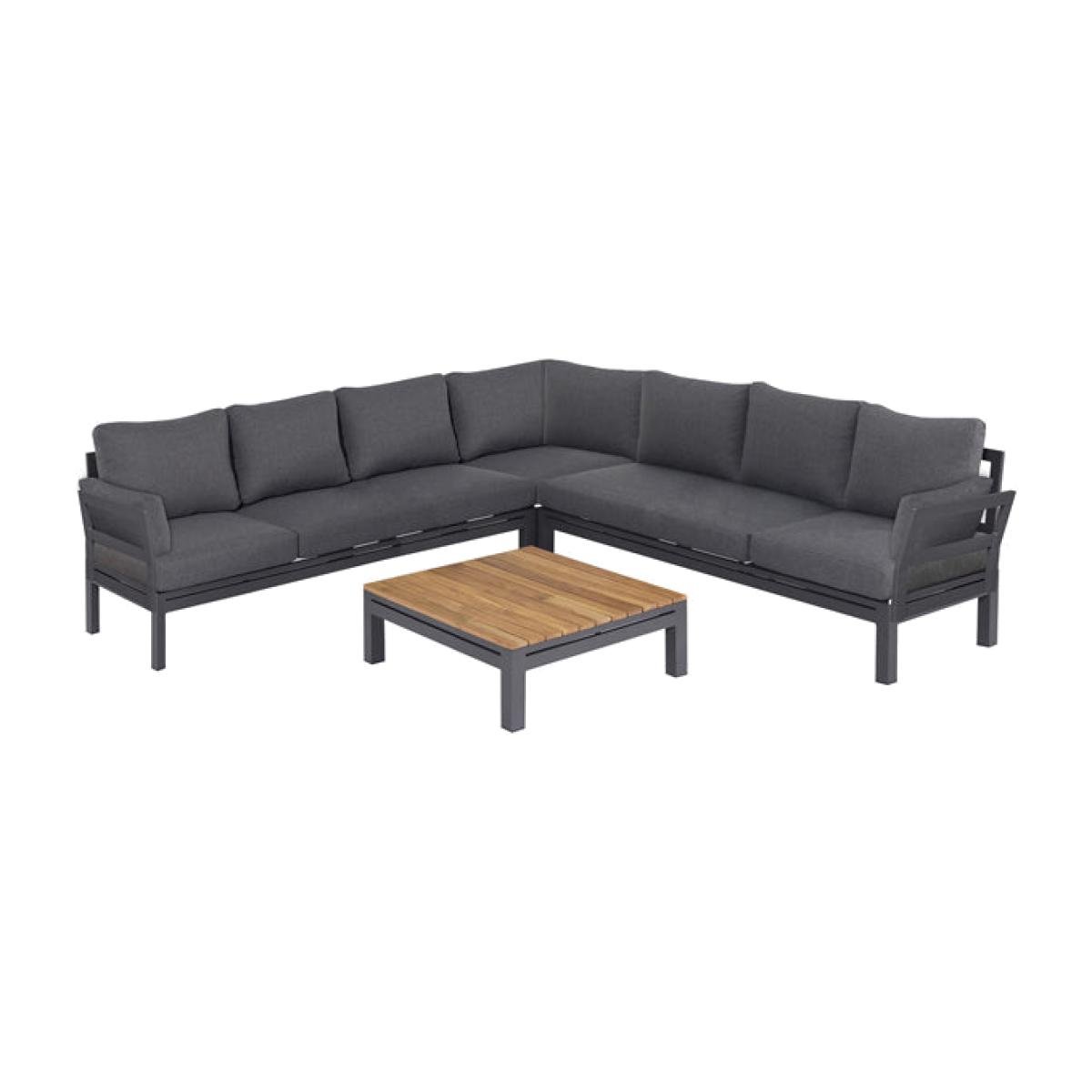 Maze Oslo Outdoor Corner Furniture Set in Charcoal – image 1