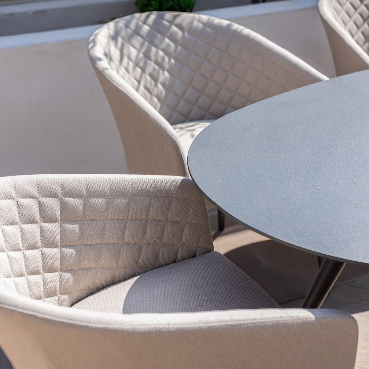 Maze Outdoor Ambition Oval Dining Set in Oatmeal / 8 Seater – image 9