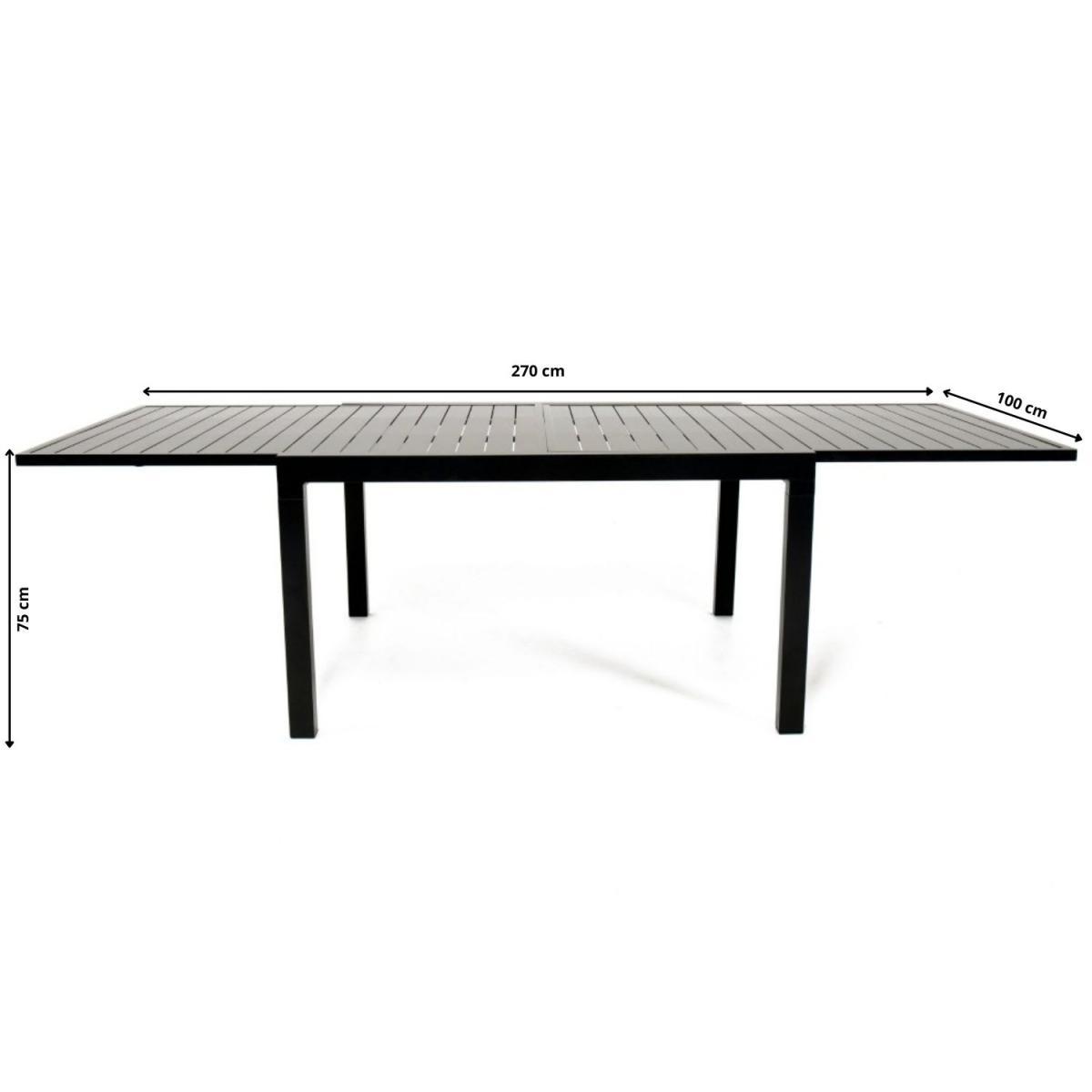 Havana - 8 Seater Extendable Dining Set and 3x4m Parasol – image 9