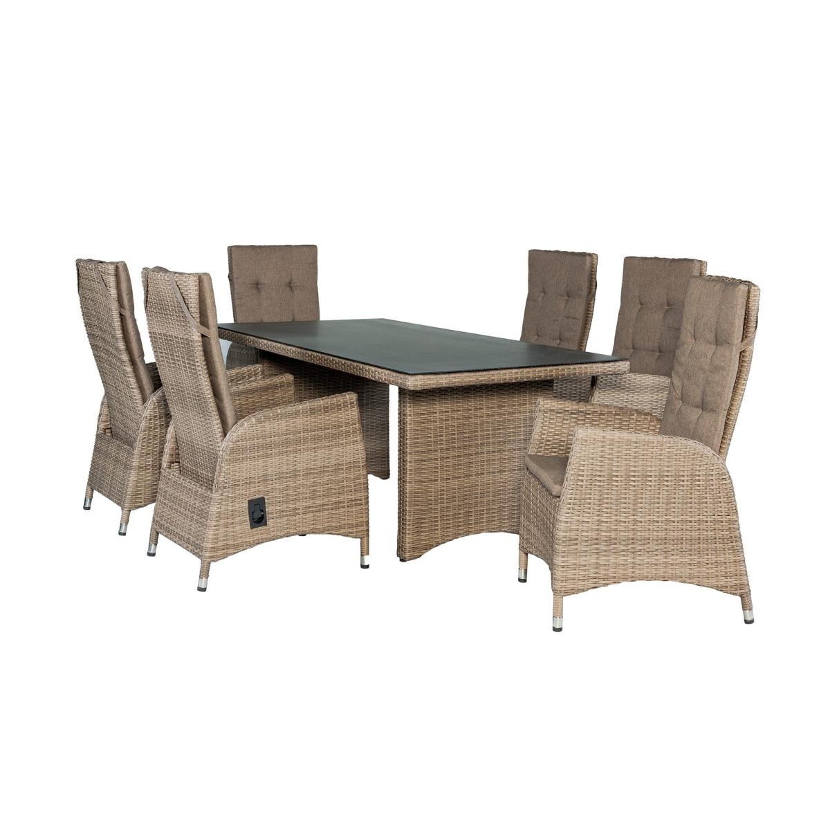 Tokio - Reclining 6 Seater Garden Dining Set – image 2