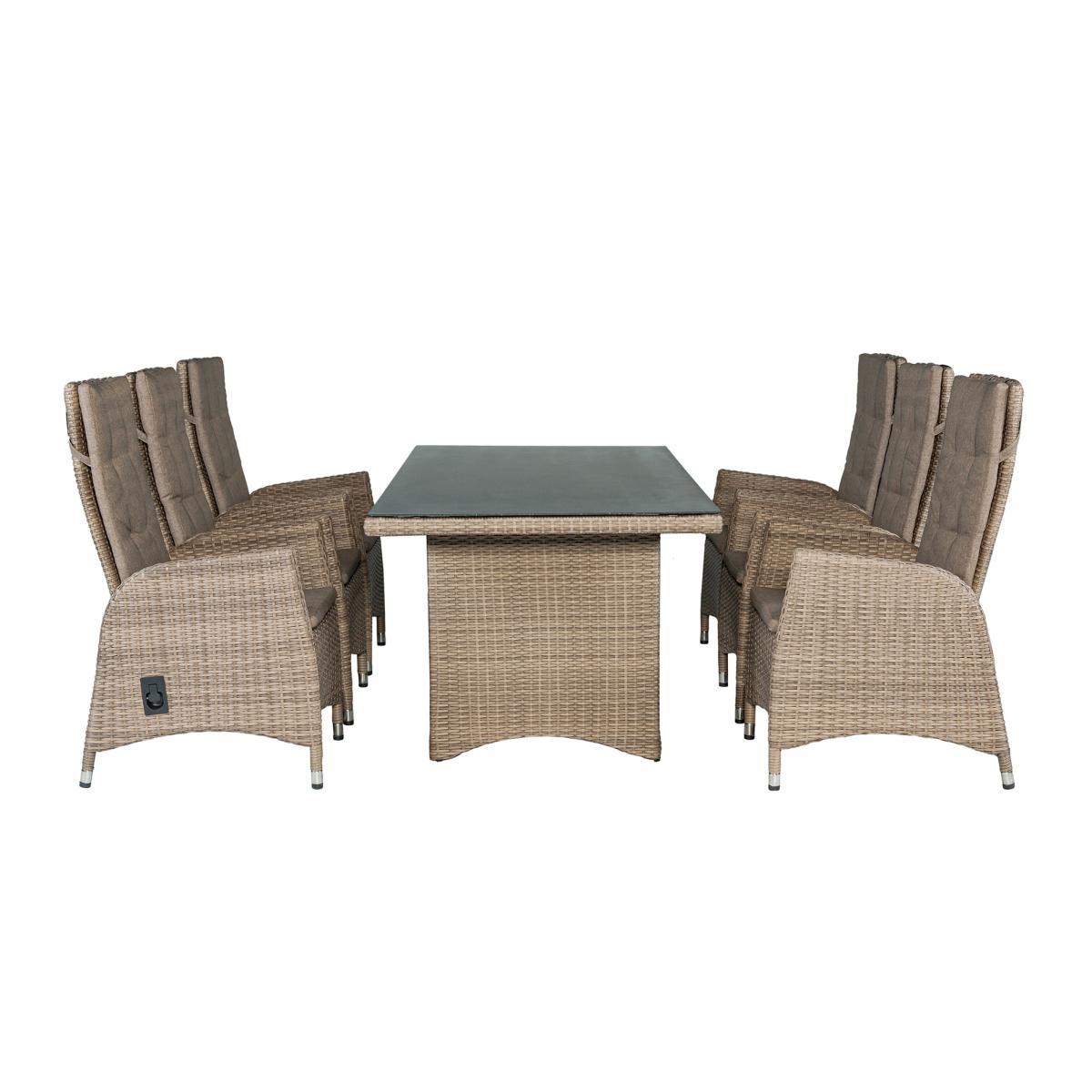 Tokio - Reclining 6 Seater Garden Dining Set – image 3