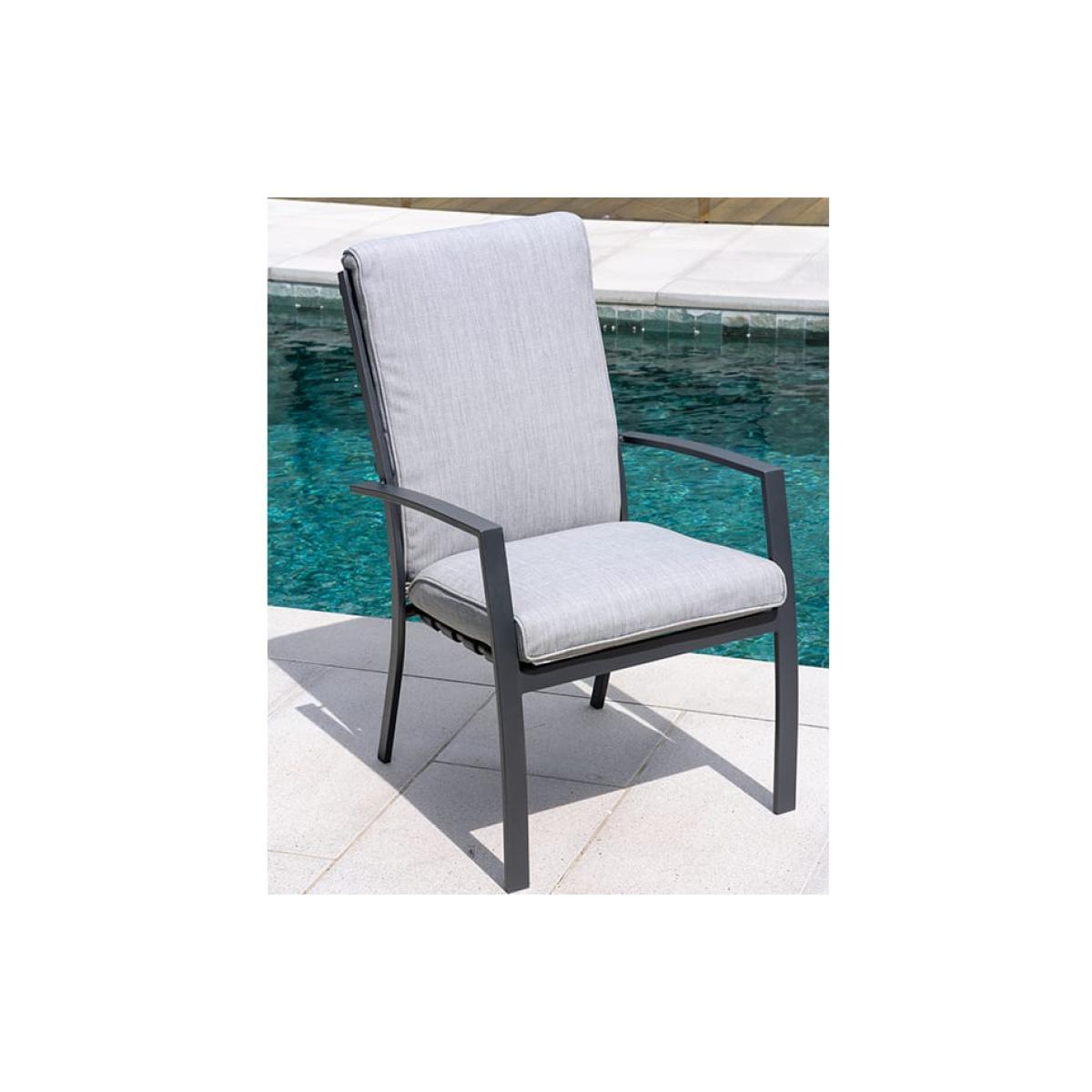Rialto – Garden Dining Set – 8 Seats – Grey – image 2