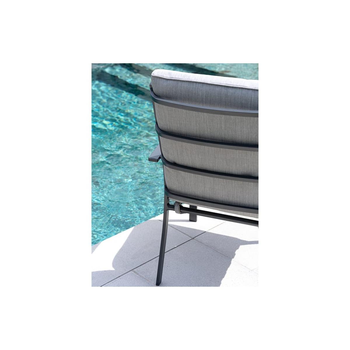 Rialto – Garden Dining Set – 8 Seats – Grey – image 4