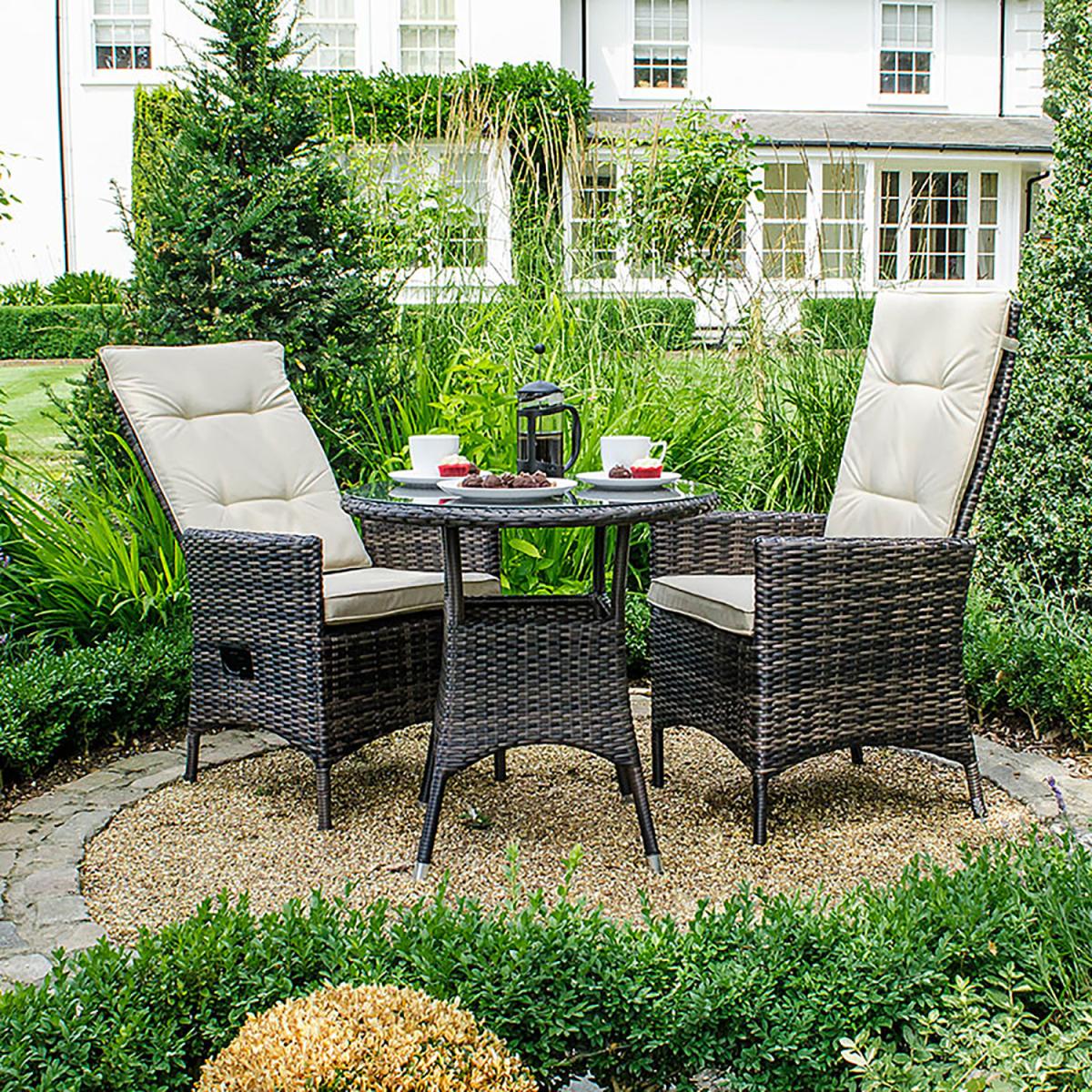 Ruxley Two Seat Bistro Set - Brown – image 2
