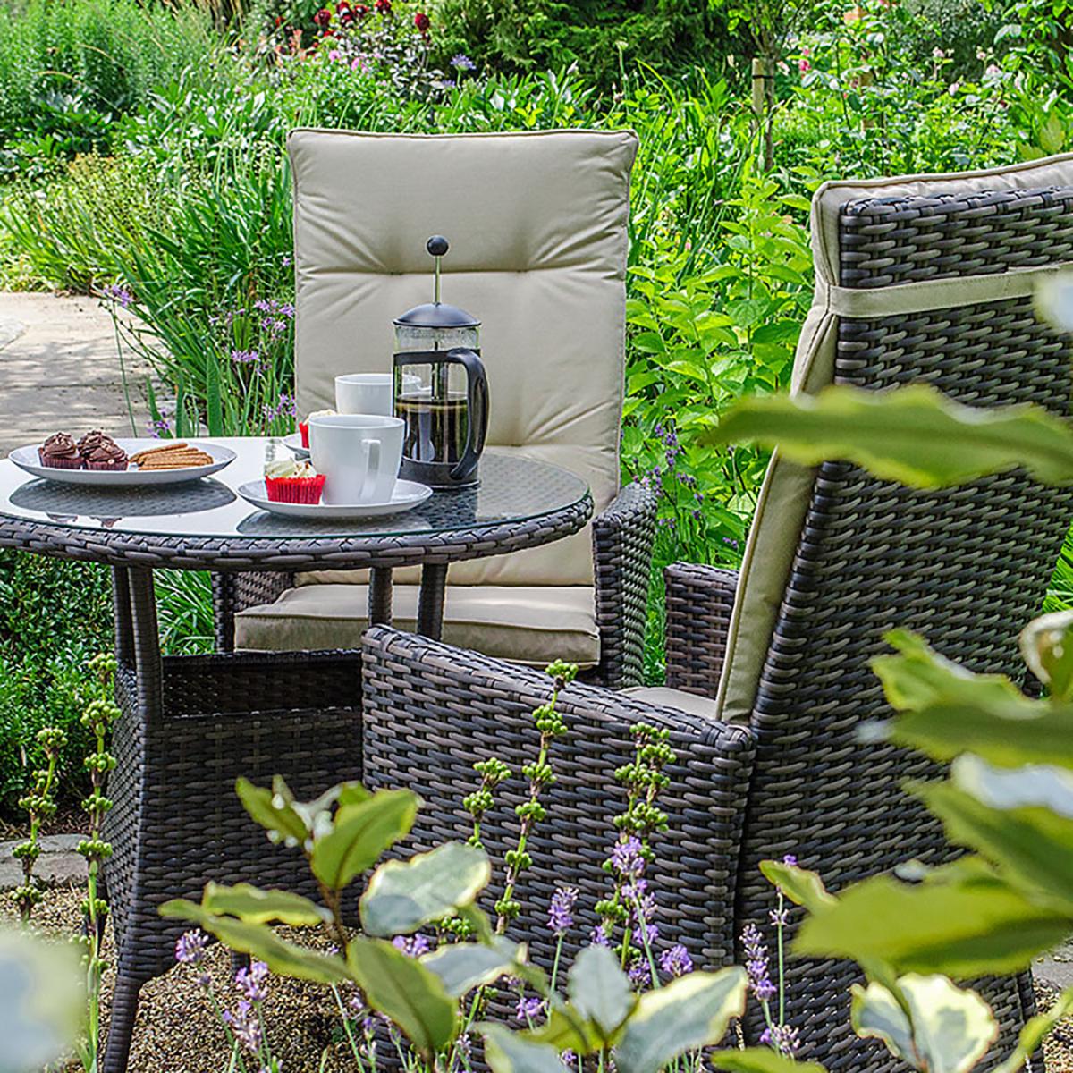 Ruxley Two Seat Bistro Set - Brown – image 3