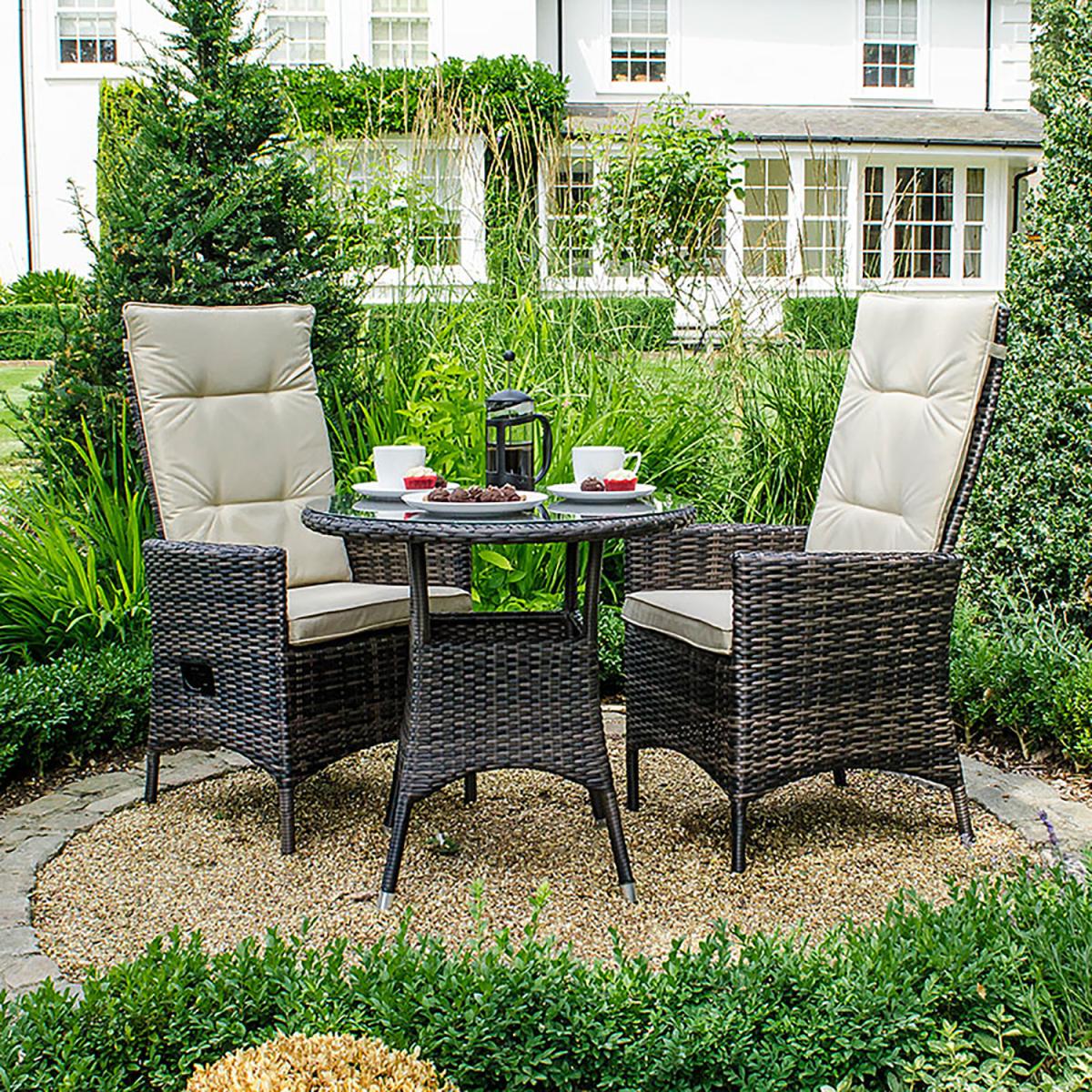 Ruxley Two Seat Bistro Set - Brown – image 1