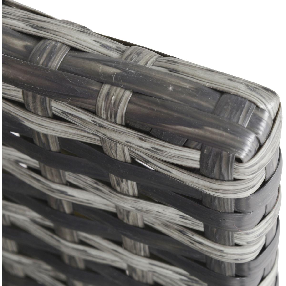 11 Pieces Rattan Dining Set - Brown – image 17