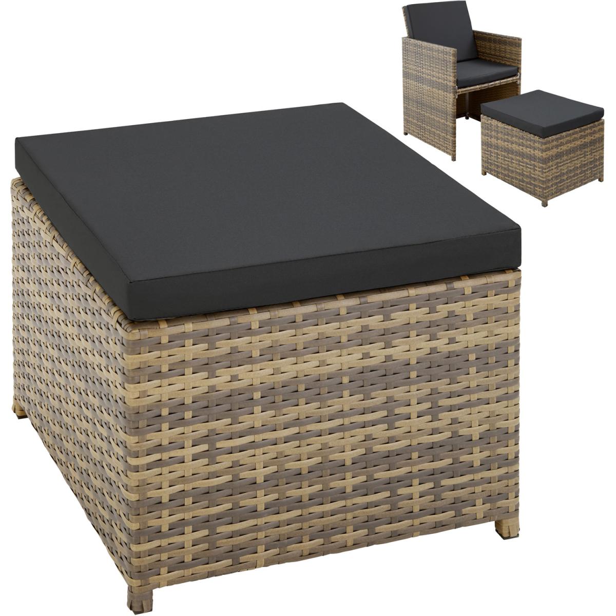 Rattan Garden Furniture Set Manhattan 8 Seats 1 Table - Nature – image 2