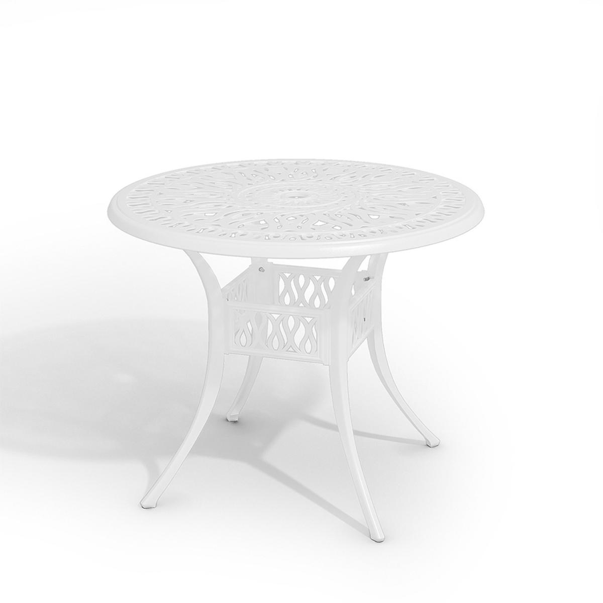 Outdoor Cast Aluminium Garden Dining Table Chairs Set - Black – image 7