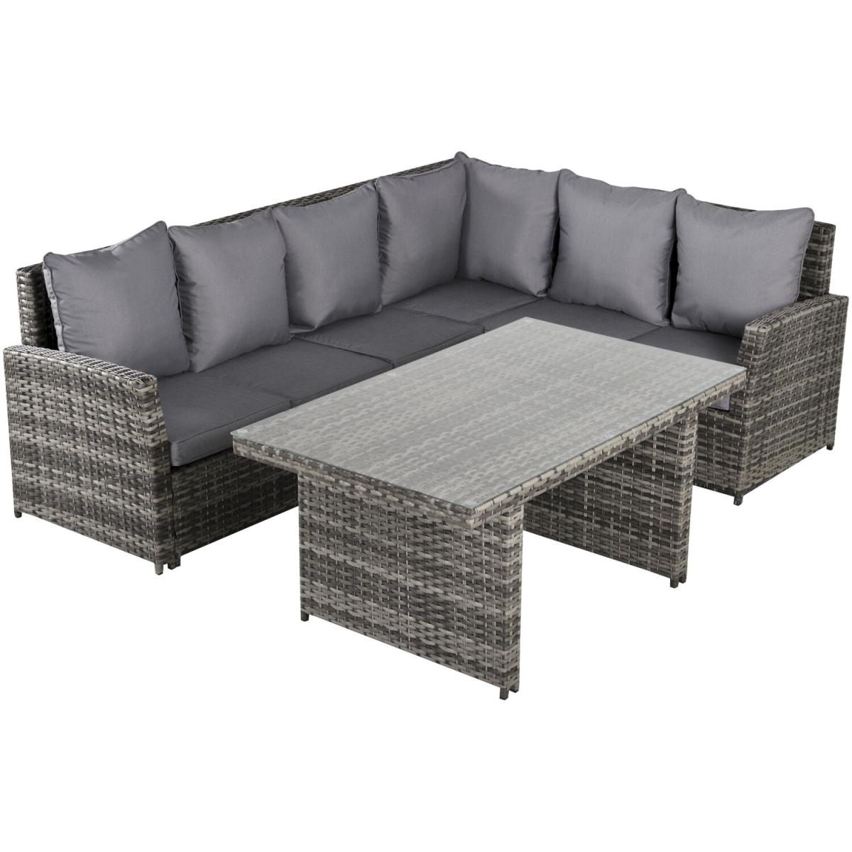 3 Piece Outdoor All Weather Dining Sets - Grey – image 5