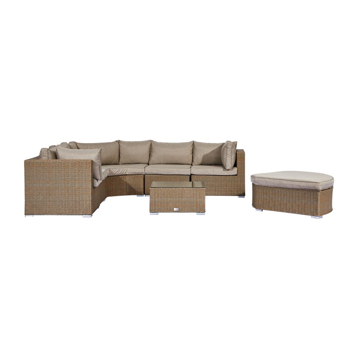 Deluxe Curved Corner Sofa Set-Willow – image 3
