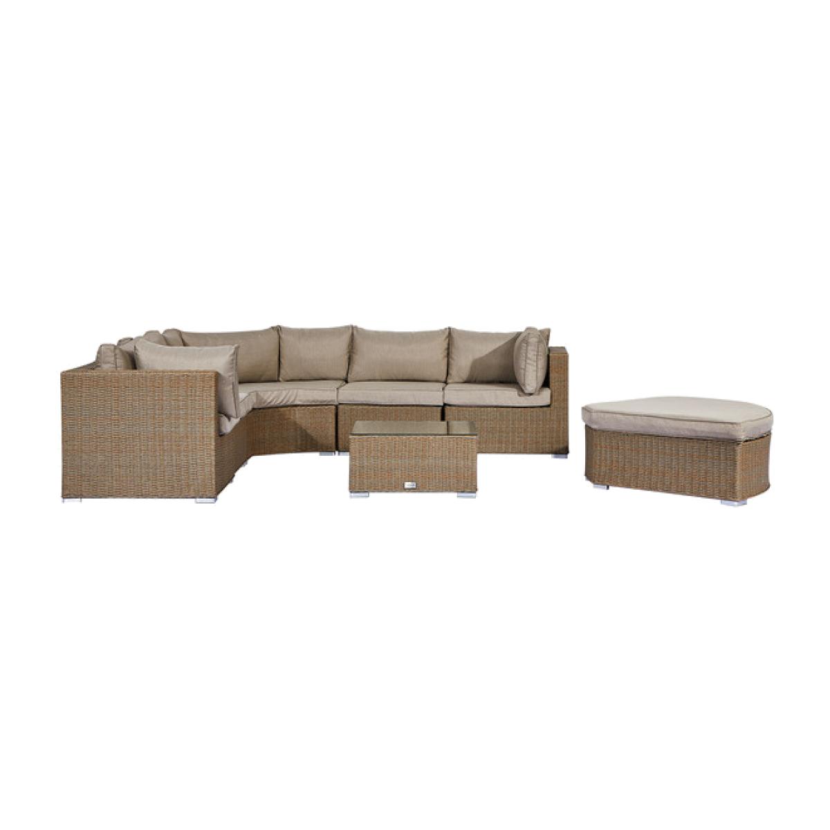 Deluxe Curved Corner Sofa Set-Willow – image 1