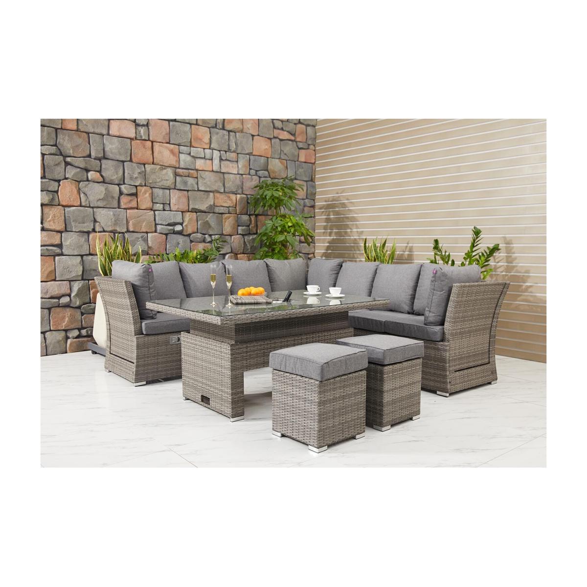 New Hampshire Corner Sofa Dining Set - Grey – image 1