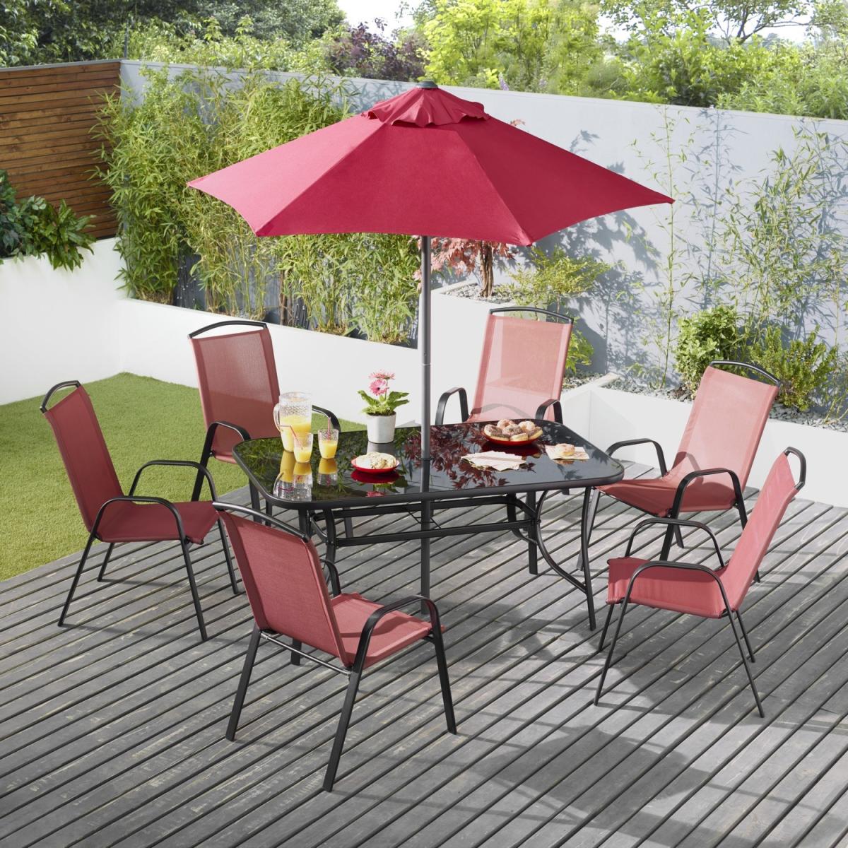 Palma Seven Piece Dining Set - Black – image 2