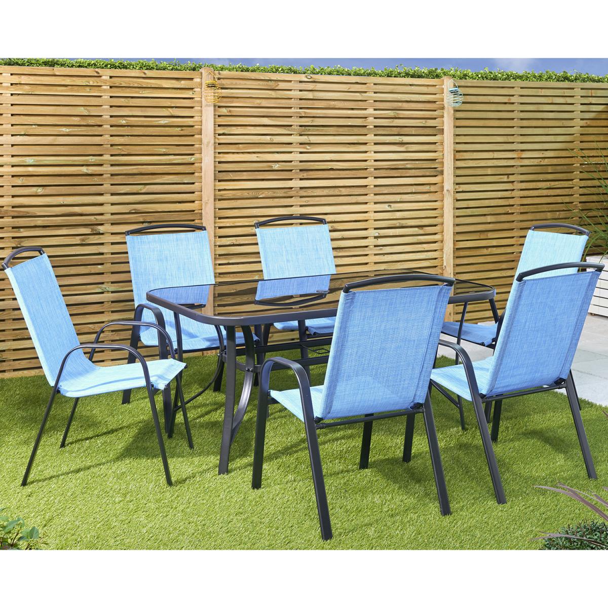 Palma Seven Piece Dining Set - Black – image 7
