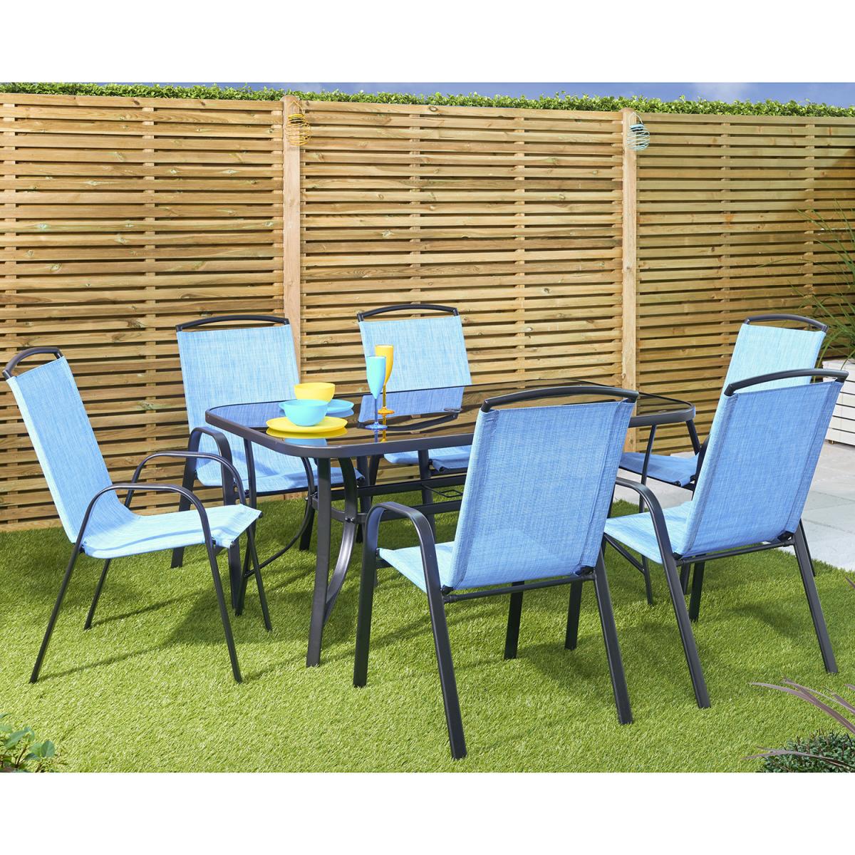 Palma Seven Piece Dining Set - Black – image 8