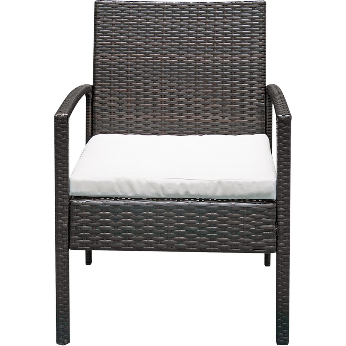 Rattan Relaxed Bistro Set - Brown – image 7