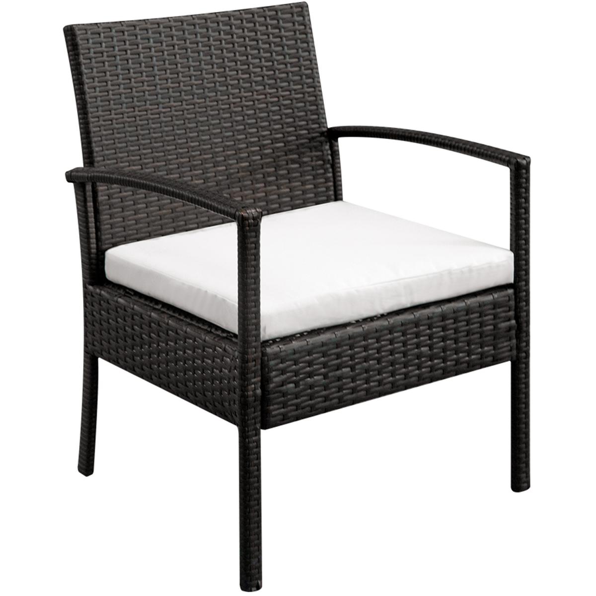 Rattan Relaxed Bistro Set - Brown – image 8