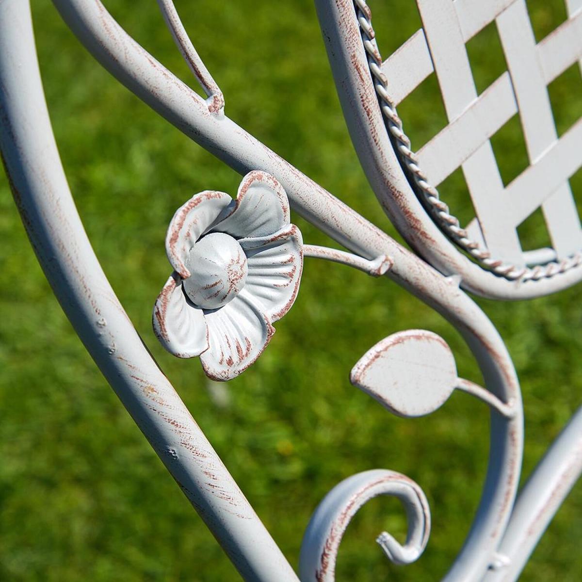 Meadow Outdoor Garden Patio Bistro Set - Grey – image 4