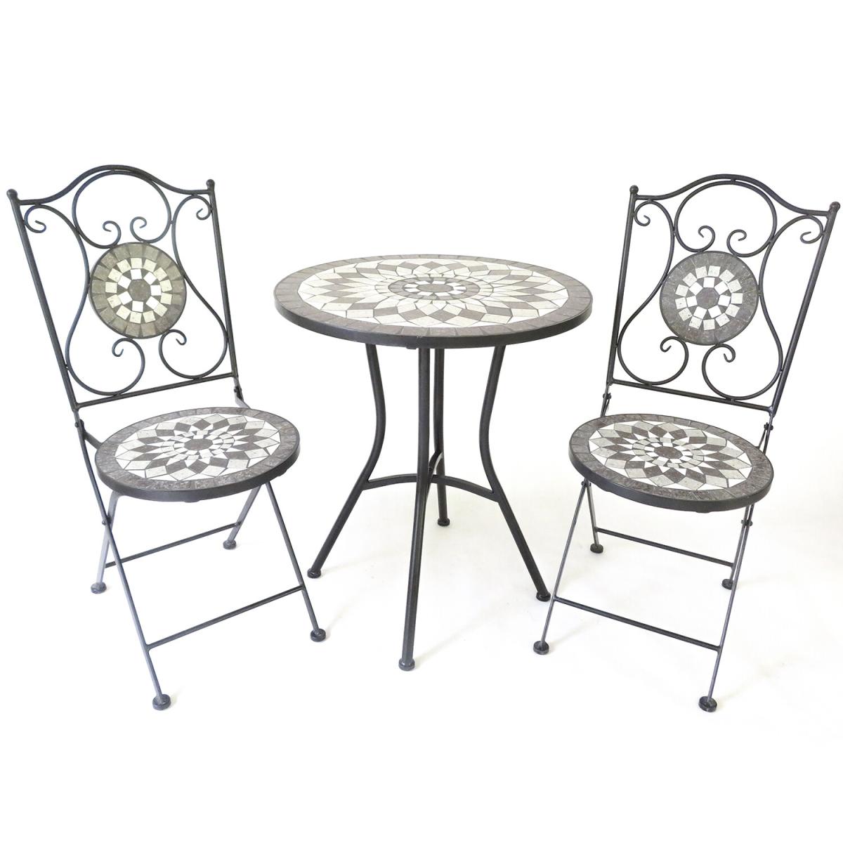 3 Piece Mosaic Bistro Set – image 2