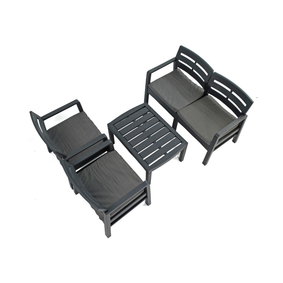 VENICE Sofa Set - Anthracite