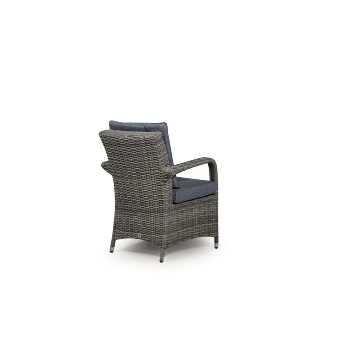 Arizona Signature Weave Rectangle 6 Seat Rattan Dining Set with Ice Bucket - Grey – image 9