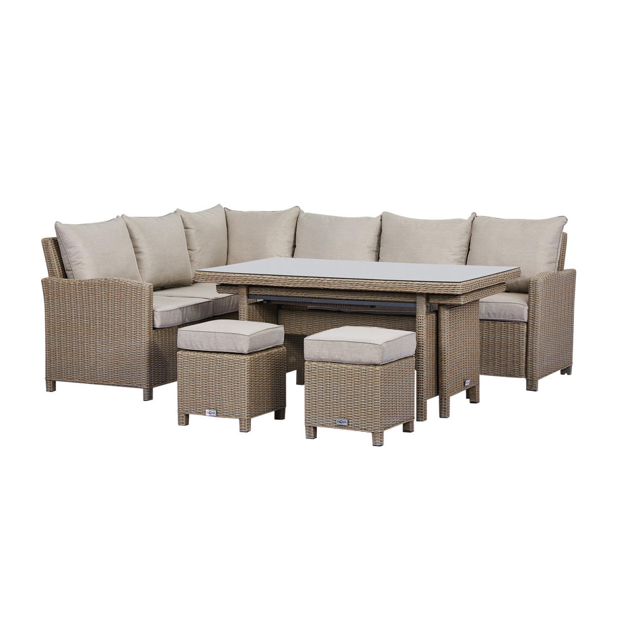 Nova Deluxe Left Extending Rattan Corner Set – image 4