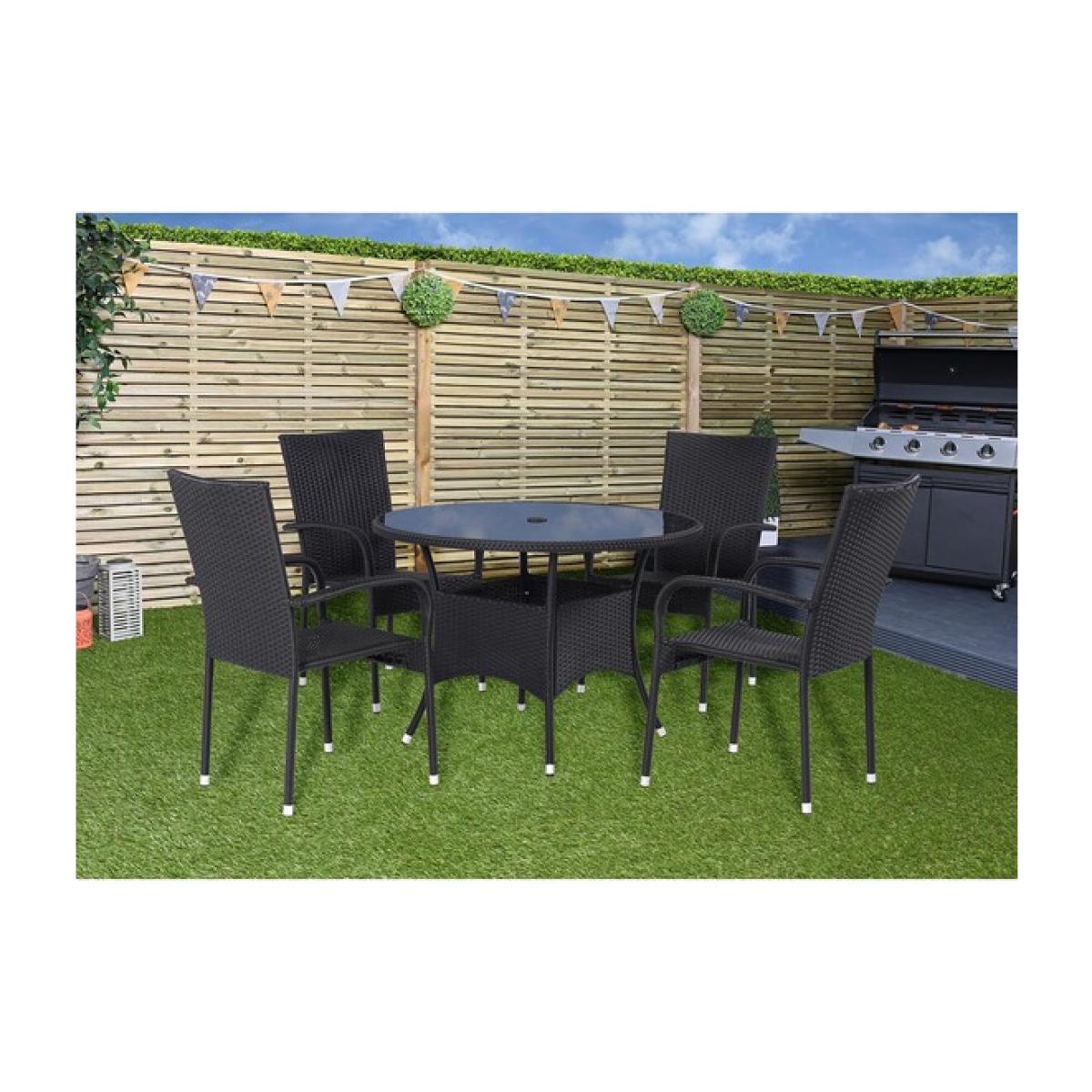 5 Piece Toulon Outdoor Dining Set
