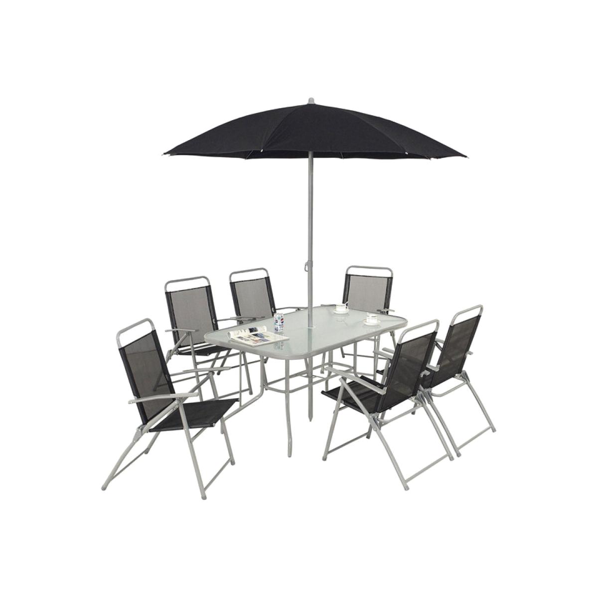 8 Piece Rectangular Patio Furniture Set
