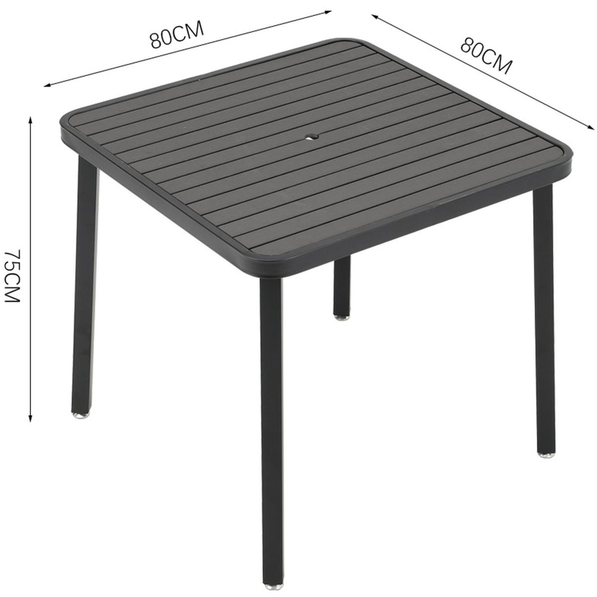 5Pcs Square Dining Bistro Sets - Brown – image 12