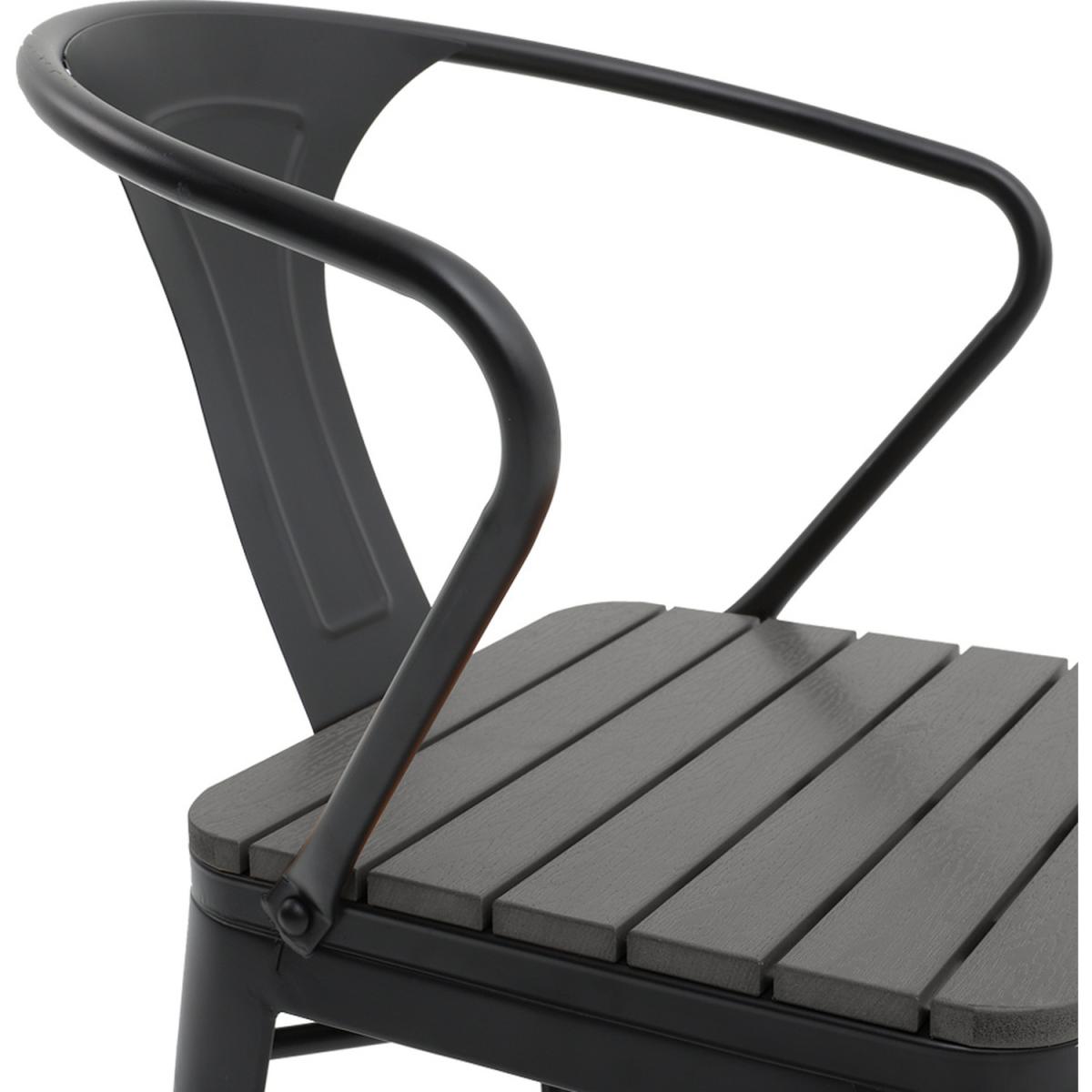 5Pcs Square Dining Bistro Sets - Brown – image 5