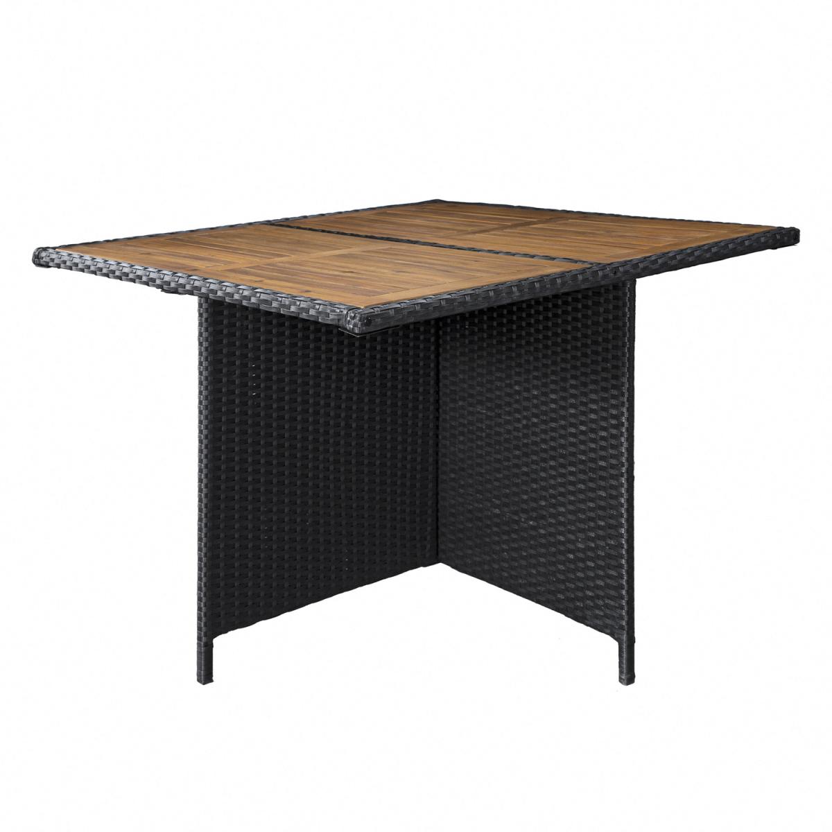 Capri 9PC Rattan Cube Dining Set - Black – image 11
