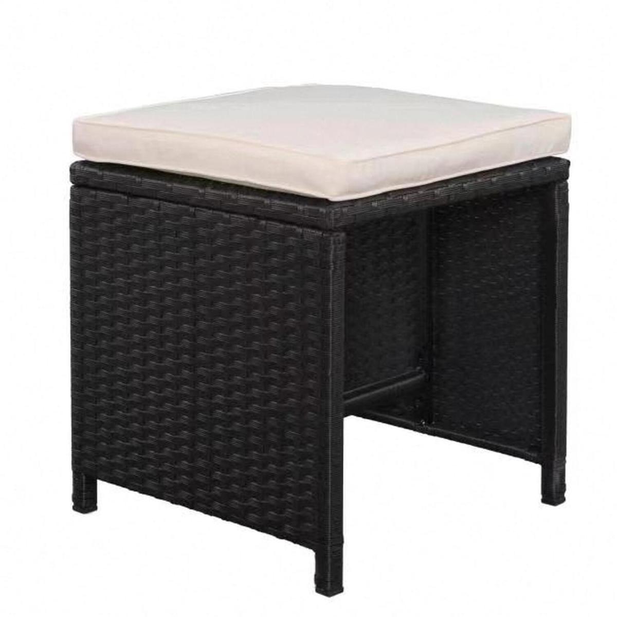Capri 9PC Rattan Cube Dining Set - Black – image 9