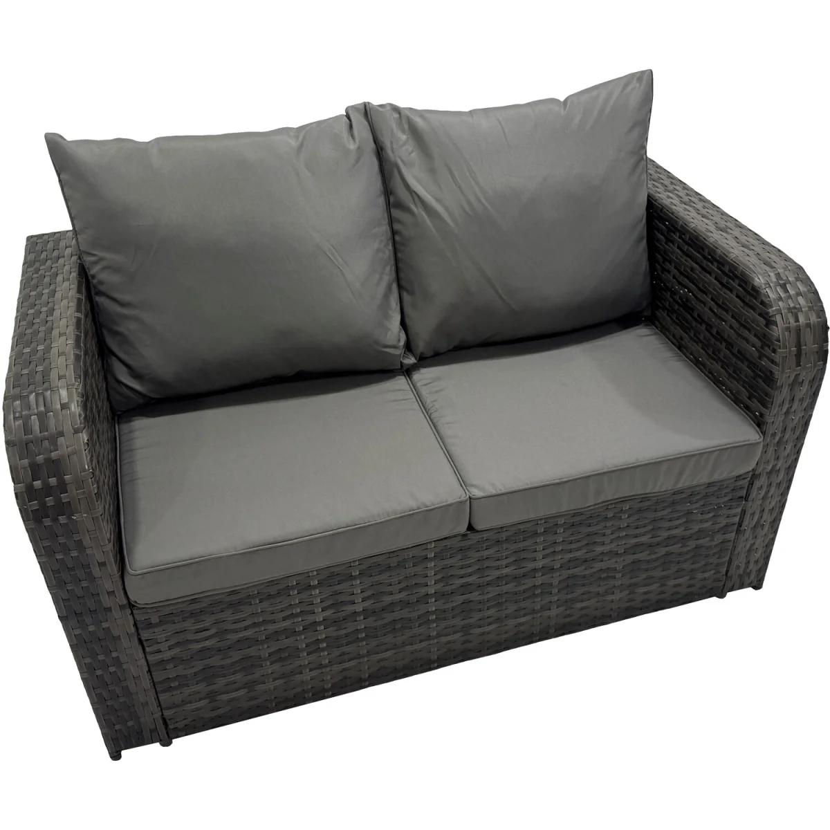 Fimous Rattan Garden Outdoor Furniture Set, Dark Grey Mixed. - Dark Grey Mixed – image 2